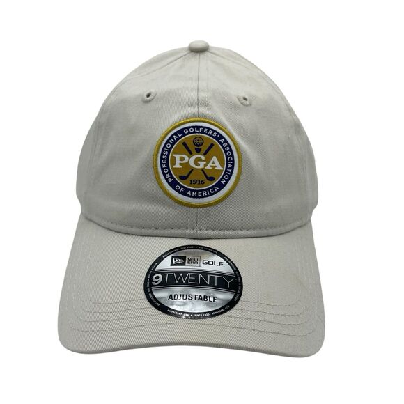 New Era PGA Tour Hat Adult Beige Cap NEW - Picture 1 of 5